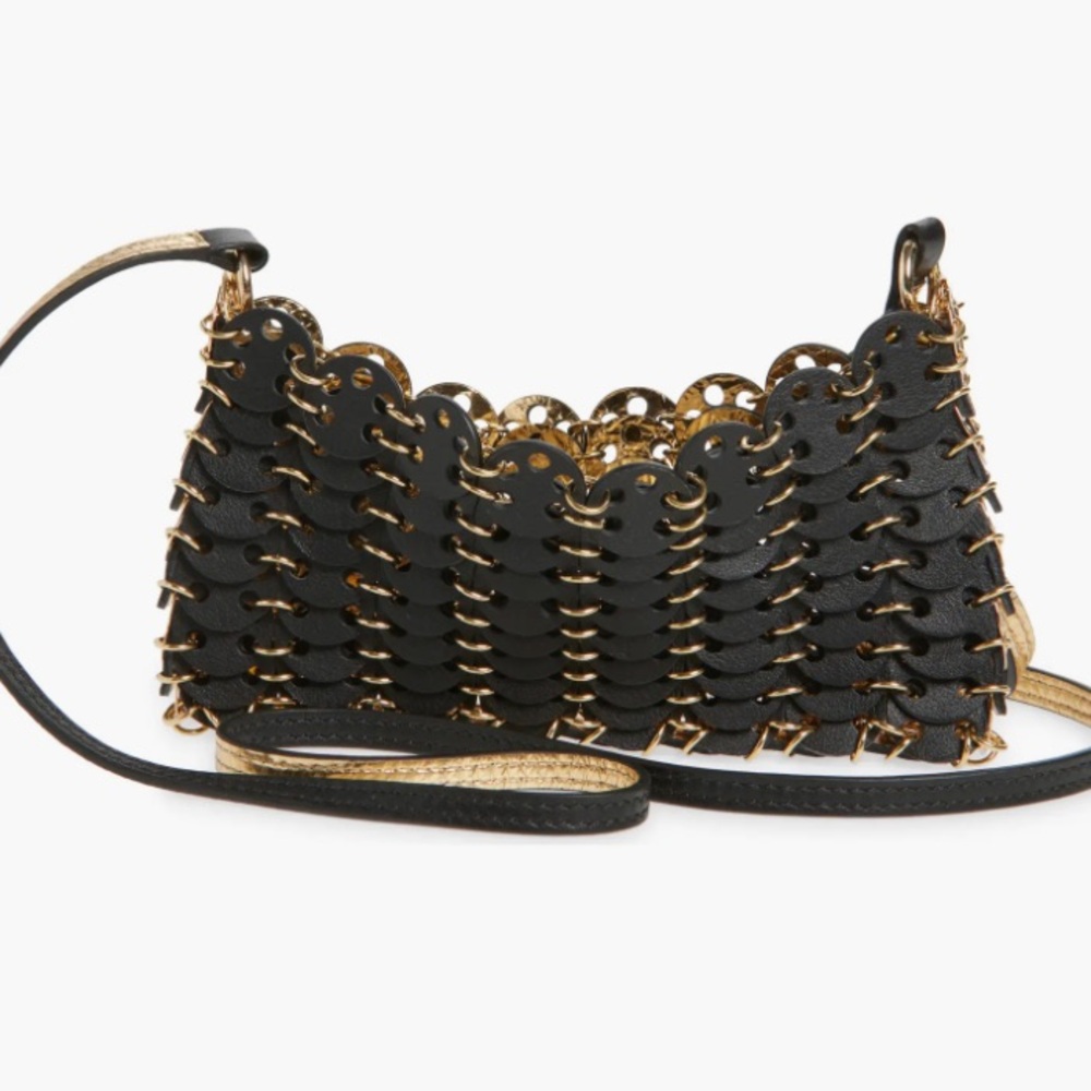 Rabanne Small 1969 Iconic Leather Shoulder Bag